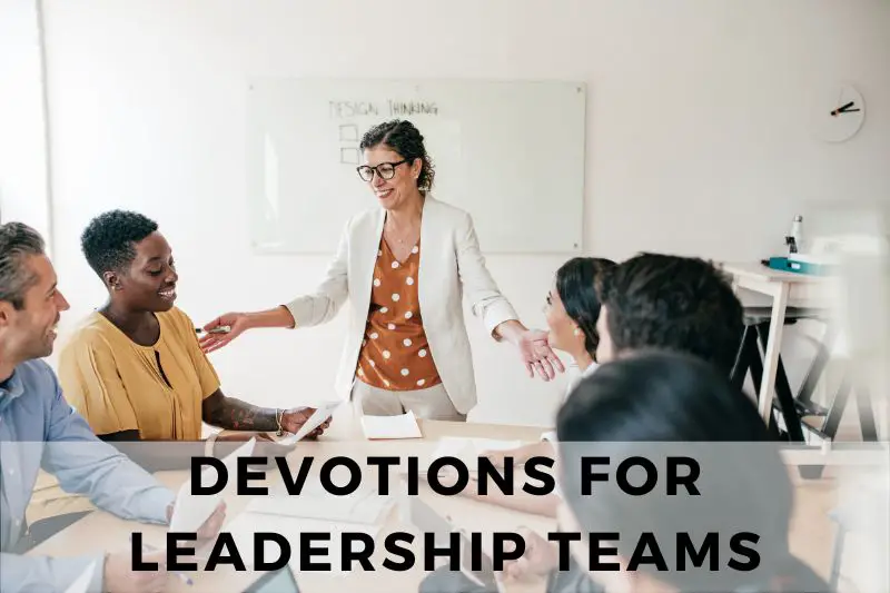 Devotions for Leadership Teams