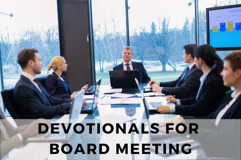 5 Meaningful Devotionals for Your Next Board Meeting