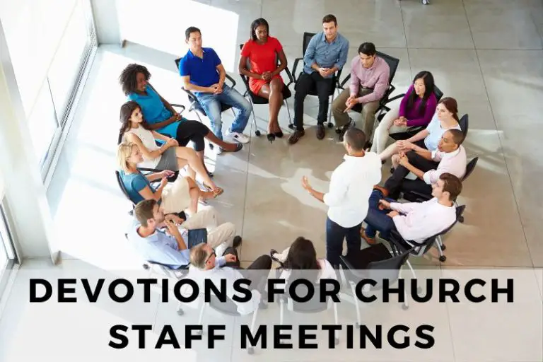 Devotions for Church Staff Meetings to Foster Unity & Purpose