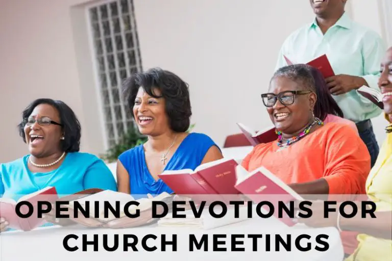 8 Impactful Opening Devotions for Church Meetings  