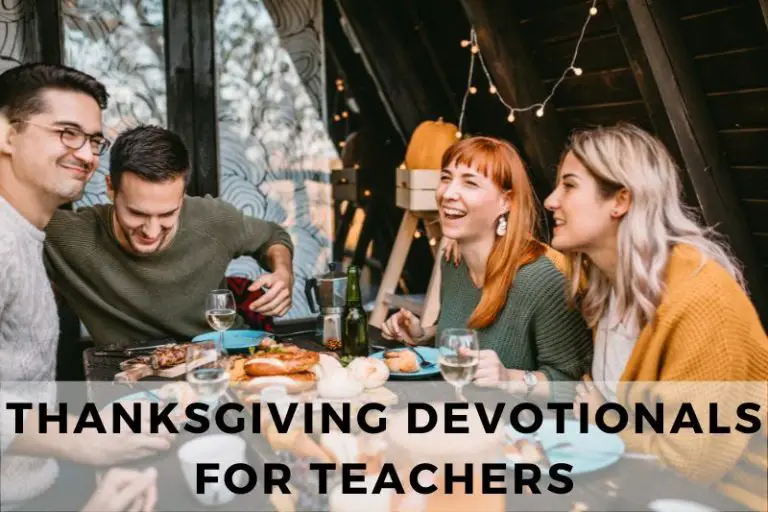 Thanksgiving Devotionals for Teachers to Share with Students