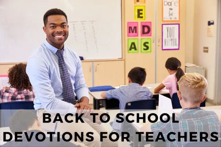 10 Back to School Devotions for Teachers