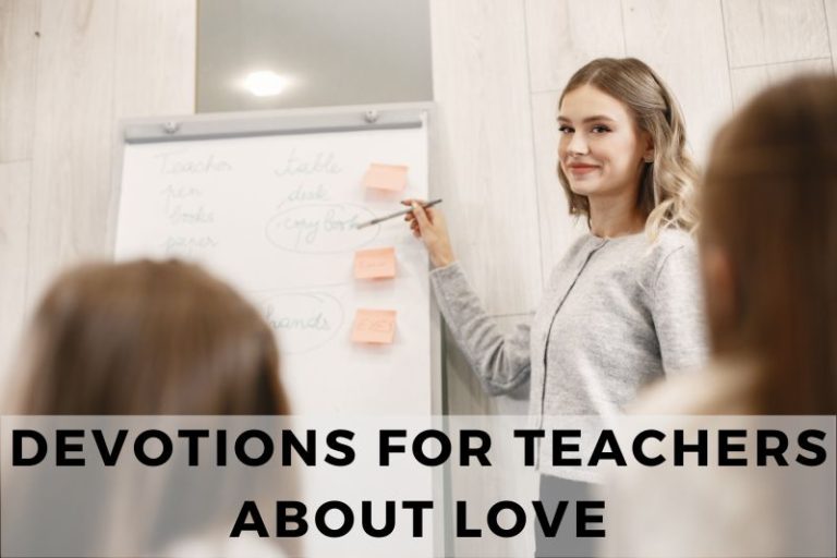 Devotions for Teachers About Love