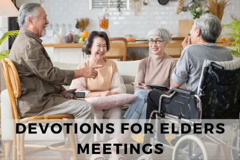 10 Devotions for Elders Meetings to Strengthen Bonds of Faith