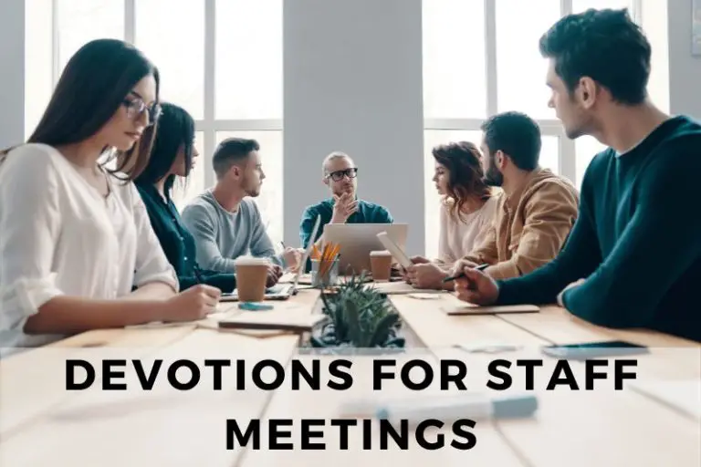 10 Devotions for Staff Meetings to Foster Unity & Purpose