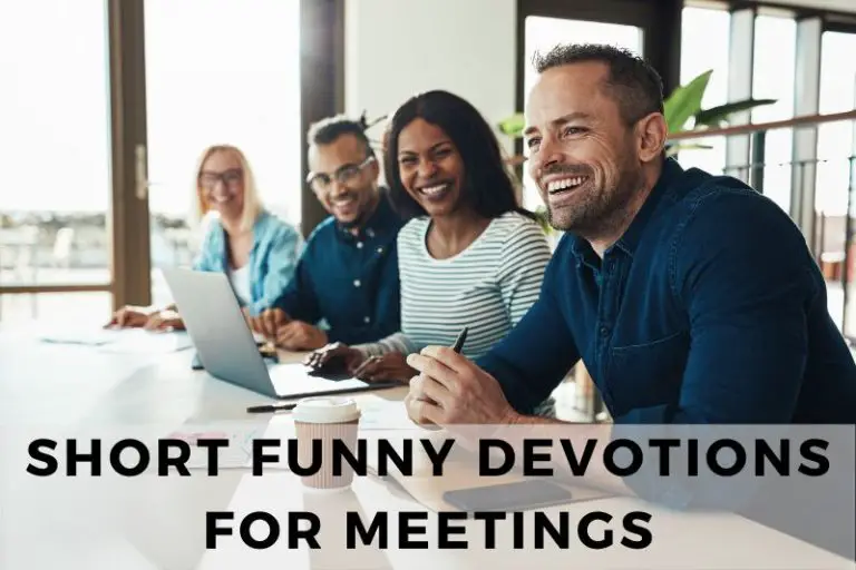10 Short and Humorous Devotions for Your Meetings