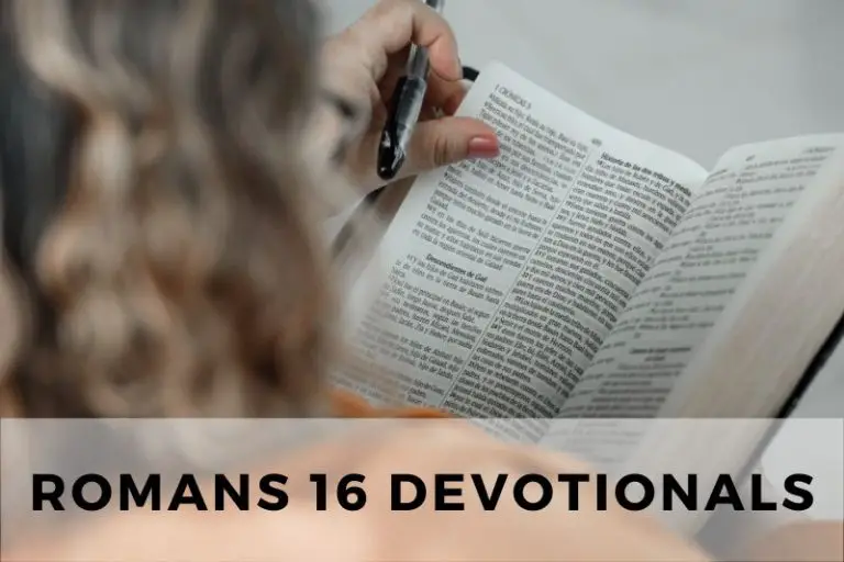 Sample Devotionals on Romans 16