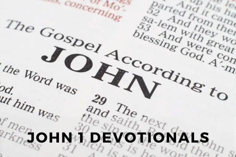 Sample Devotionals on John 1