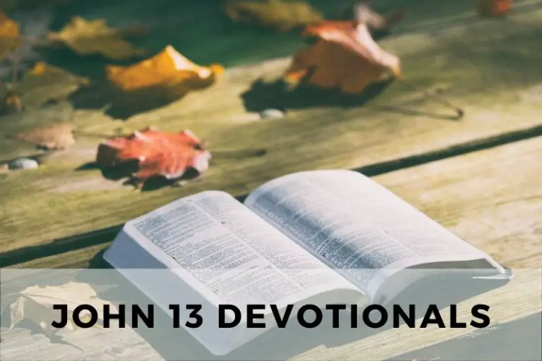 Sample Devotionals on John 13