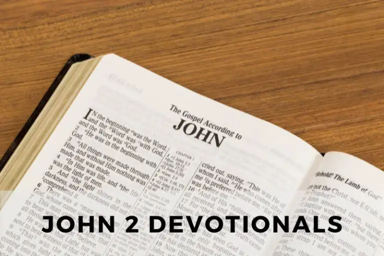 Sample Devotionals on John 2