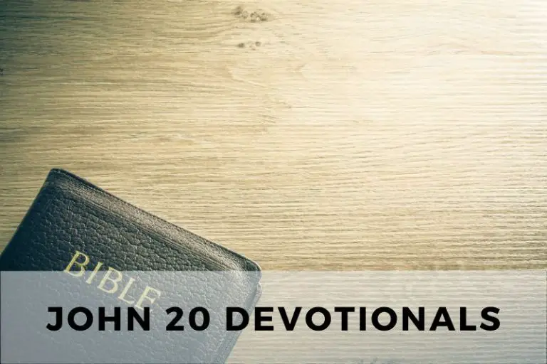 Sample Devotionals on John 20