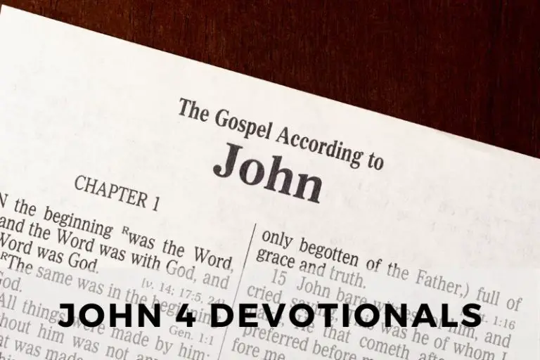 Sample Devotionals on John 4