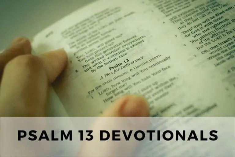 Psalm 13 Devotionals: Praying in Times of Despair