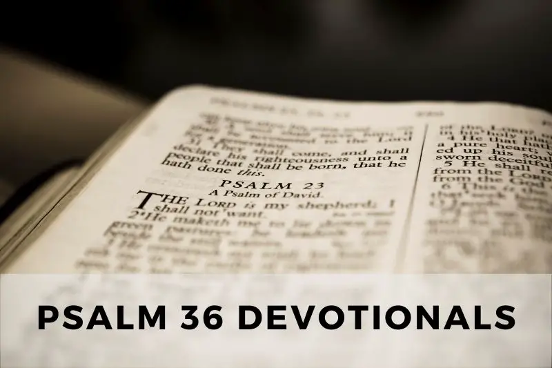 Psalm 36 Devotional