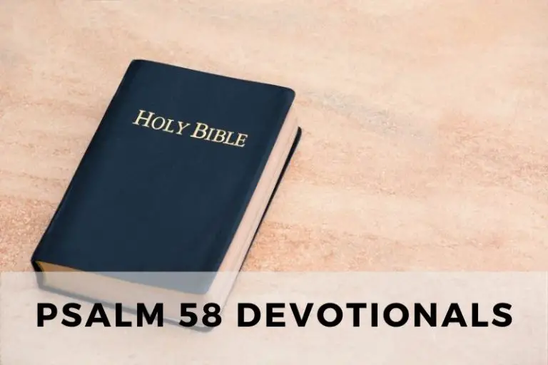 Psalm 58 Devotionals: Seeking Justice for the Wicked