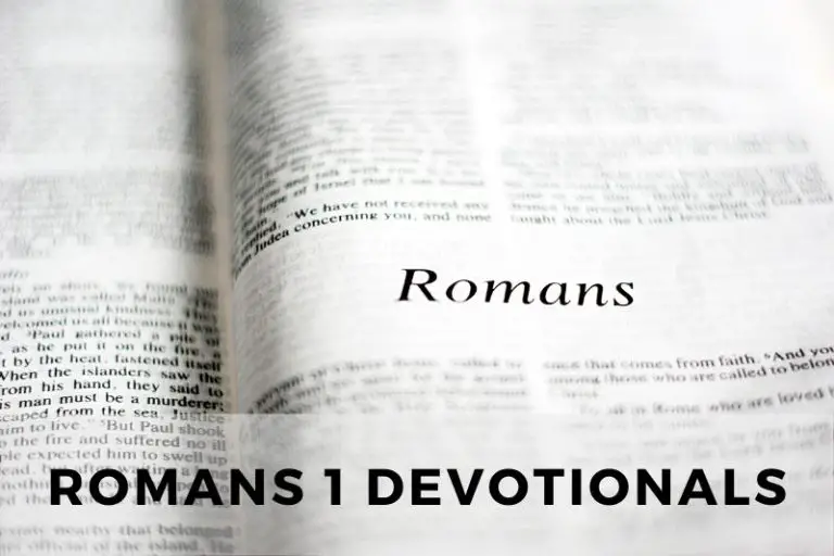 Sample Devotionals on Romans 1