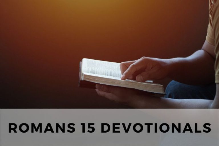 Sample Devotionals on Romans 15