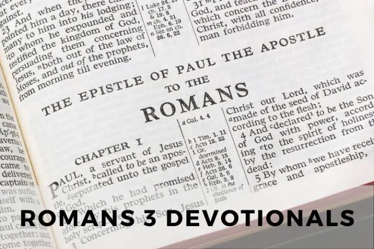 Sample Devotionals on Romans 3