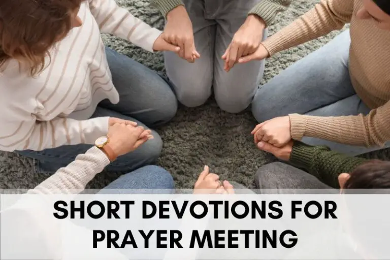 Short Devotions for Prayer Meeting