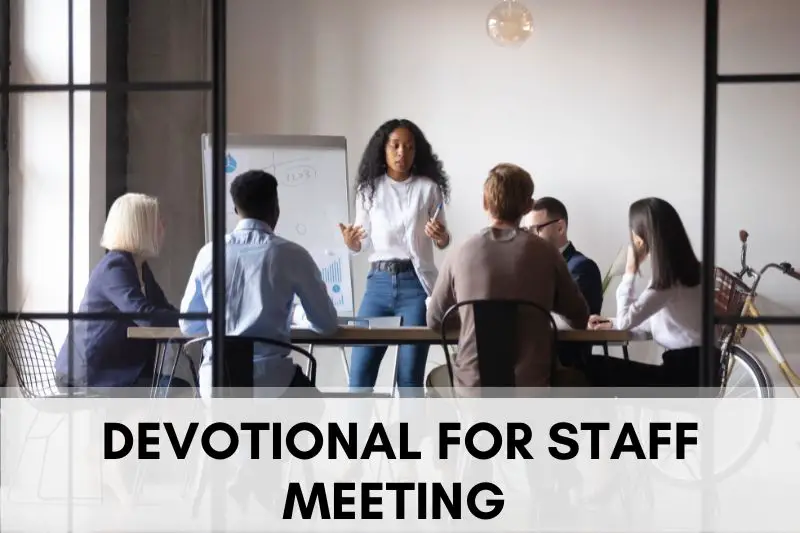 Staff Meeting Devotional
