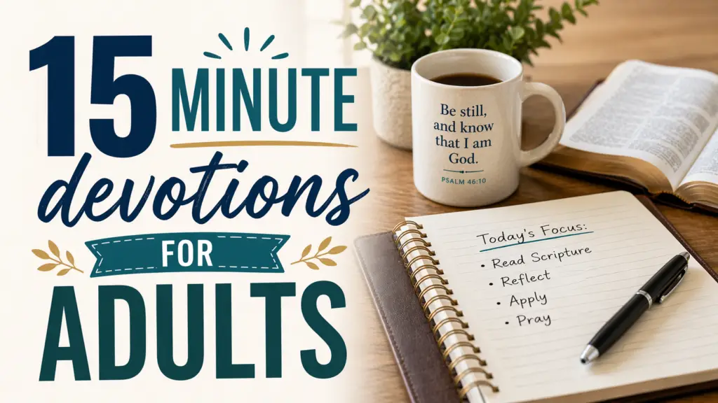 15 minute devotions for adults