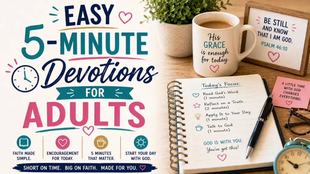 5 minute devotions for adults