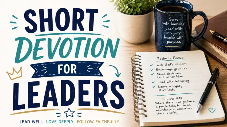 Short Devotions for Leaders