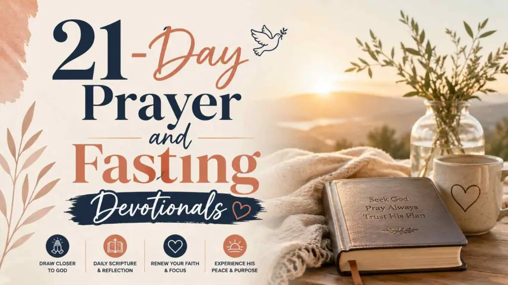 21 day prayer and fasting devotional