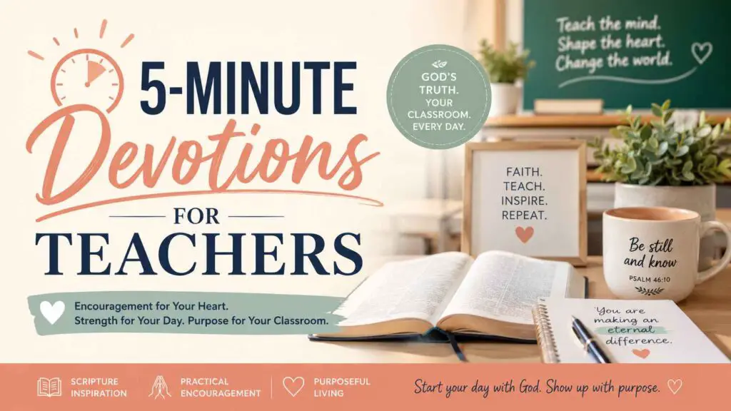 5 minute devotion for teachers