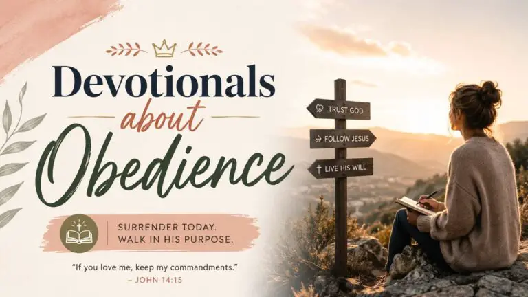 Devotionals About Obedience When God’s Way Feels Hard
