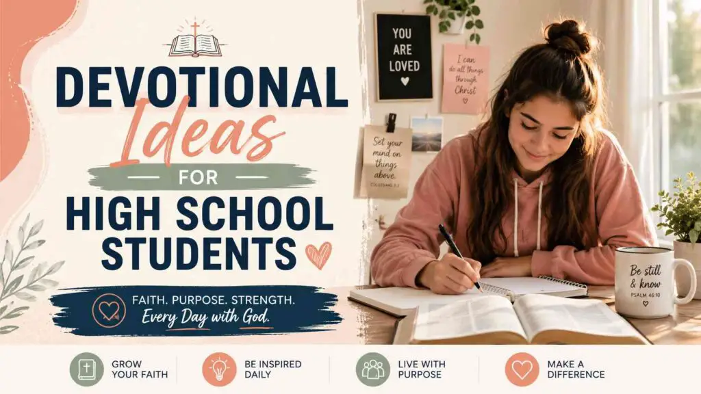 Devotional Ideas for High School Students