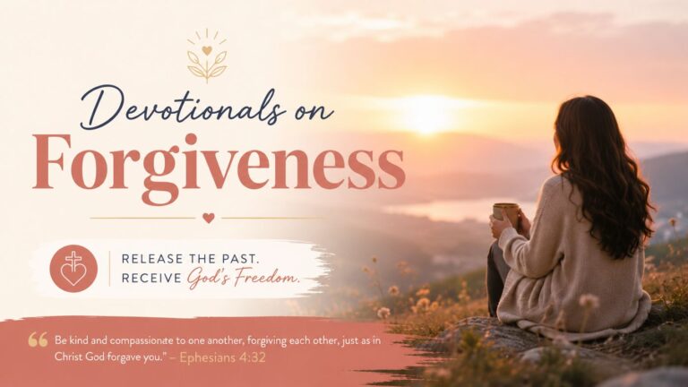 Devotionals on Forgiveness and God’s Amazing Grace