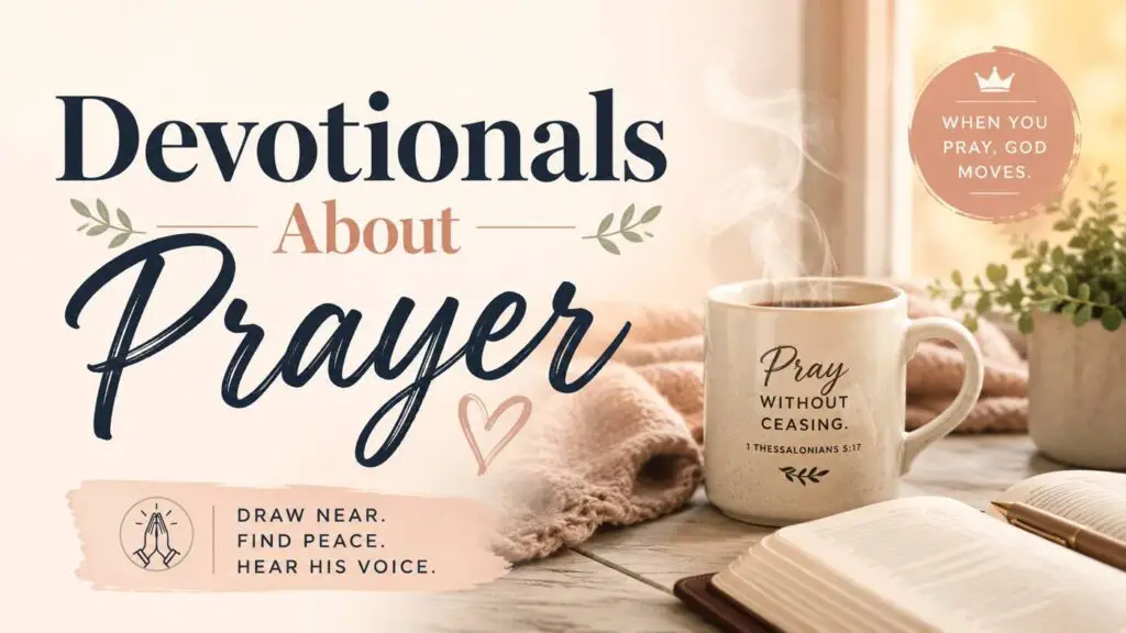 Devotionals About Prayer