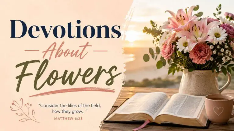 Devotions About Flowers and Blooming Where God Plants You