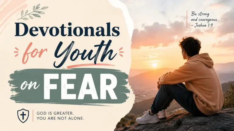 Devotionals on Fear for Youth Who Need Courage