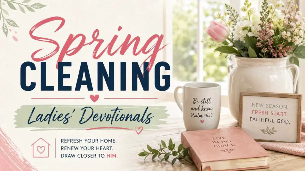 Spring Cleaning Ladies Devotional