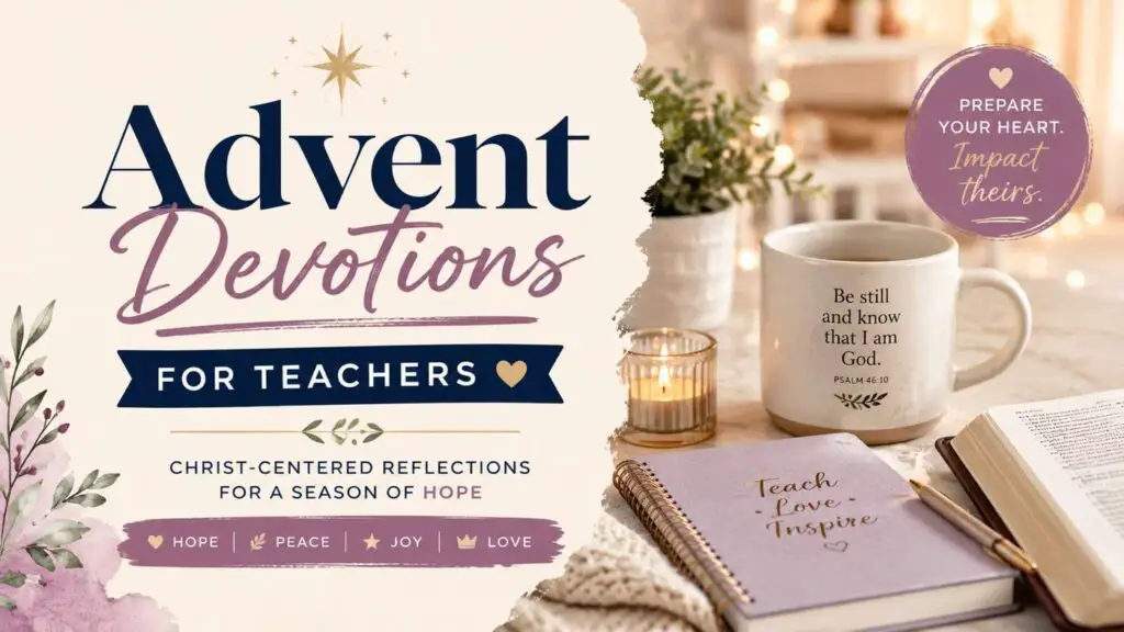 advent devotions for teachers