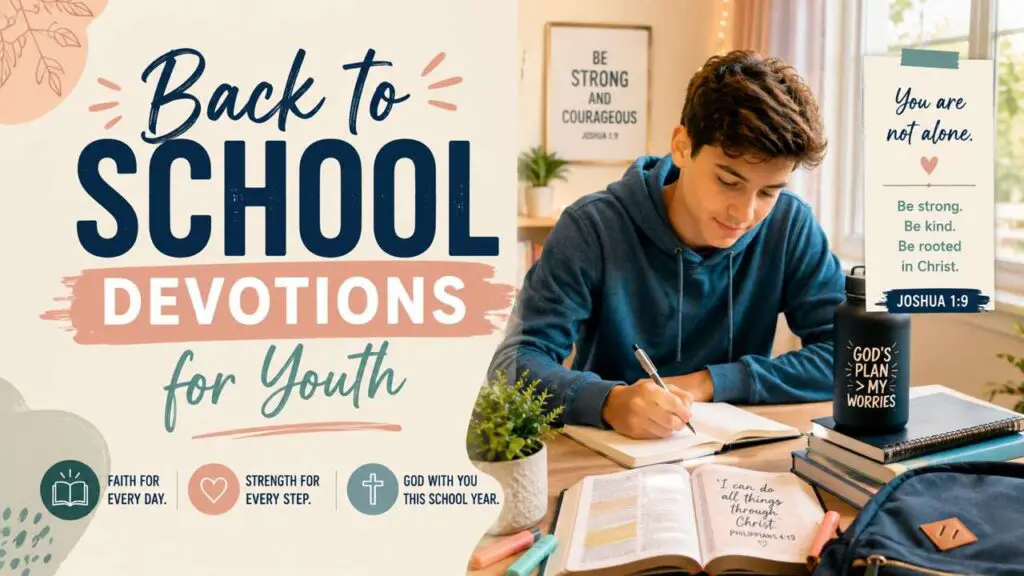 back to school devotions for youth
