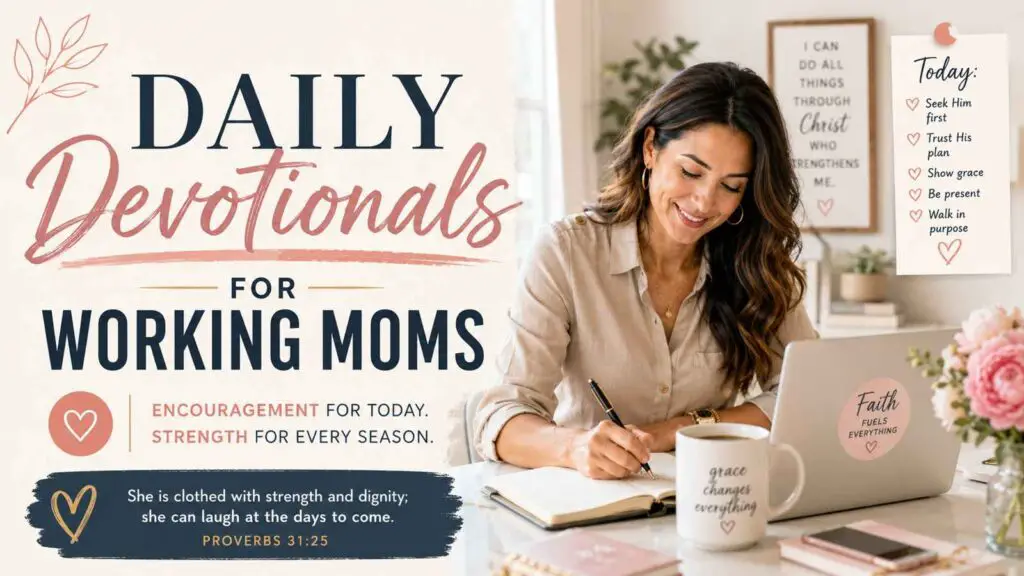 daily devotional for working moms