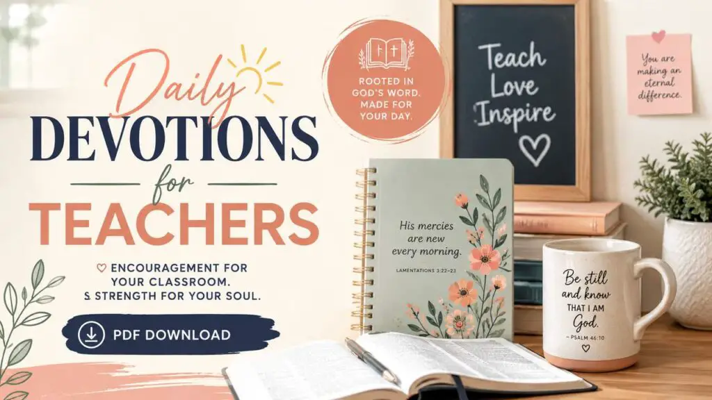 daily devotions for teachers pdf