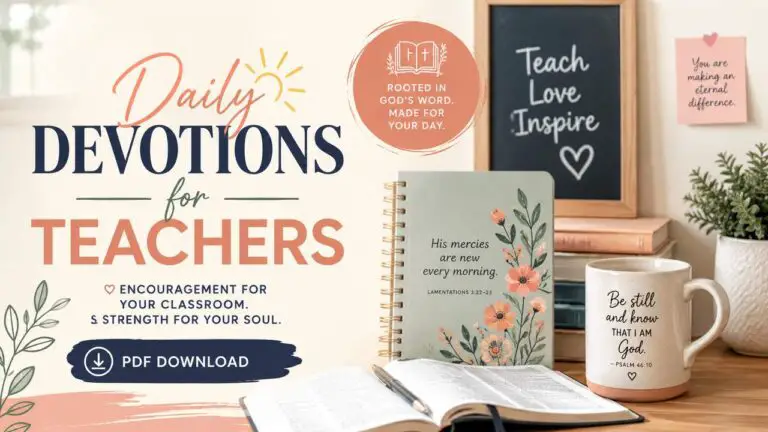Daily Devotions for Teachers (PDF download)