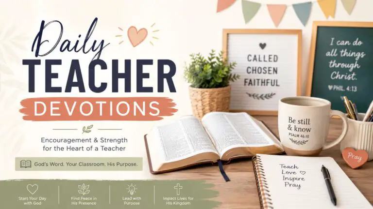 Daily Teacher Devotions for Teaching With Faith and Purpose