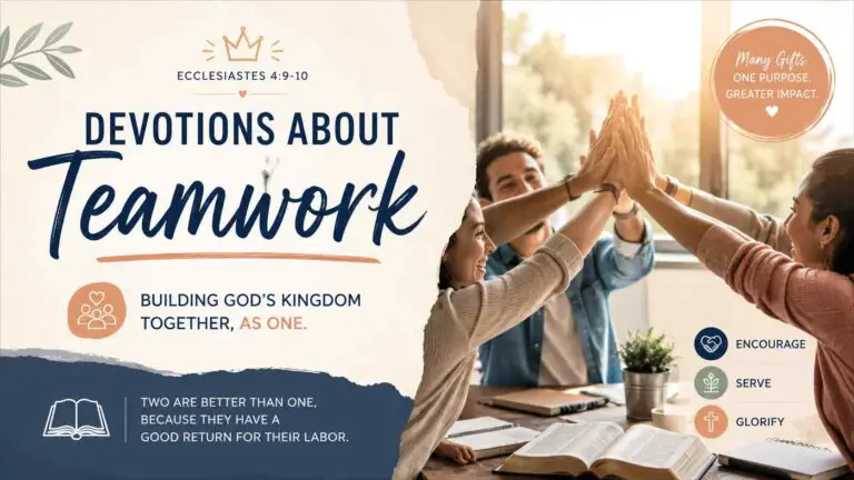 Devotions about Teamwork That Inspire Unity