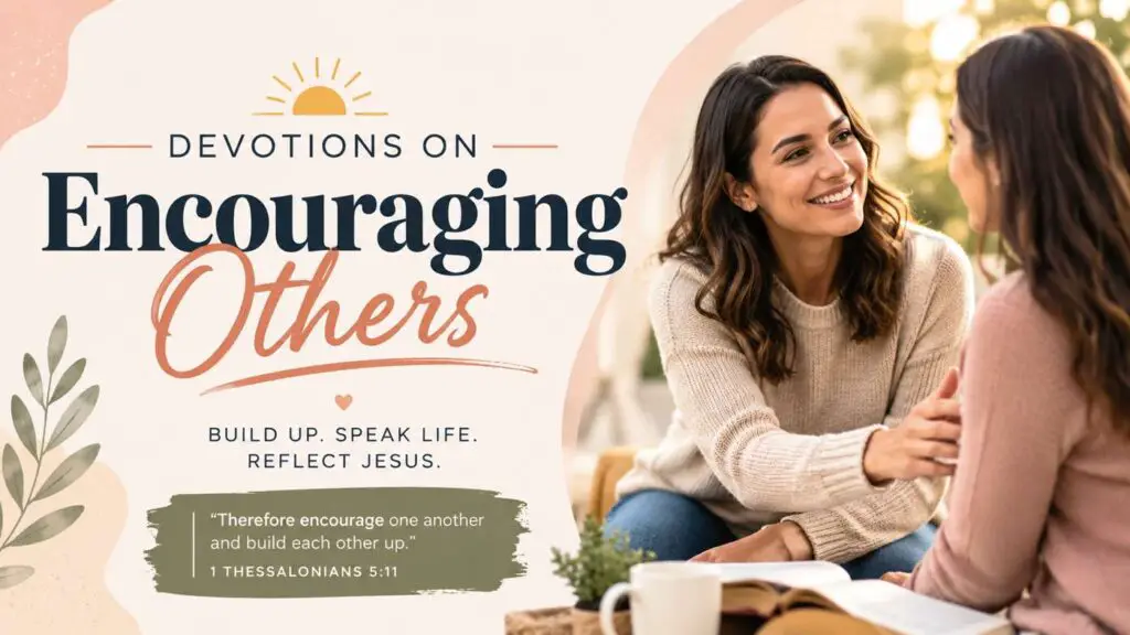 devotion on encouraging others