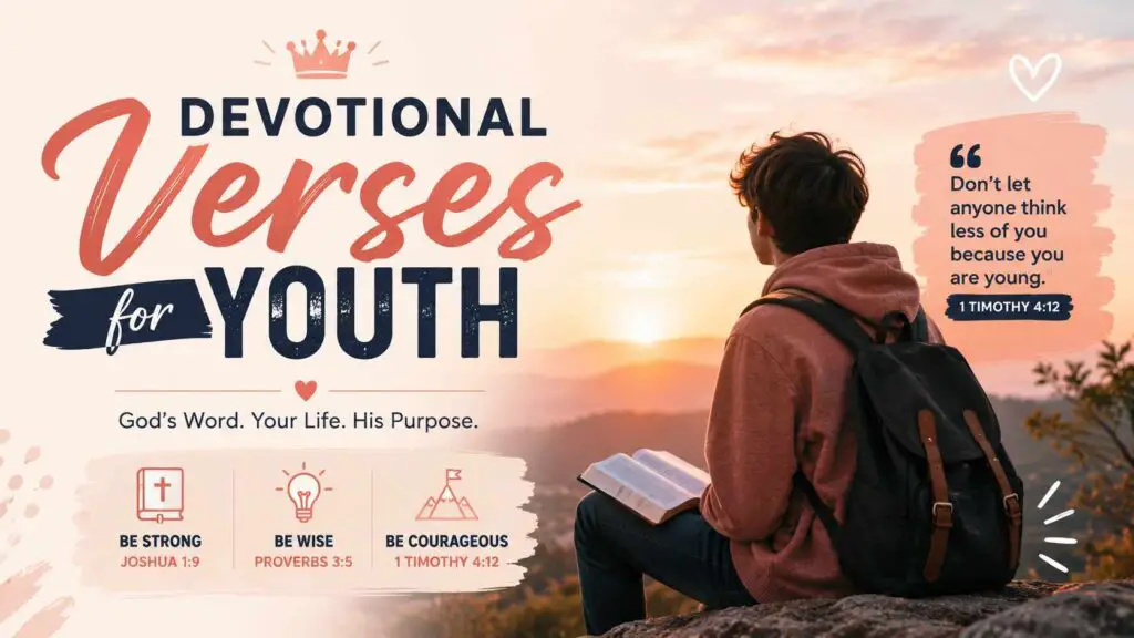 devotional verses for youth