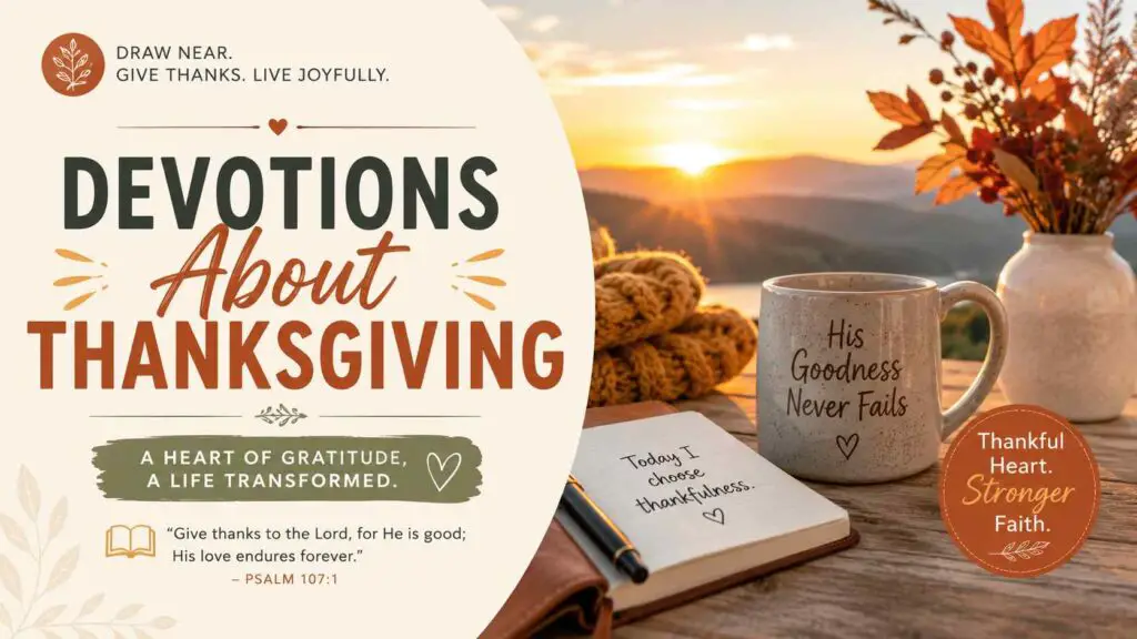devotions about thanksgiving