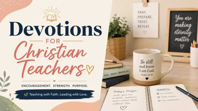 Devotions for Christian Teachers to Teach With Purpose