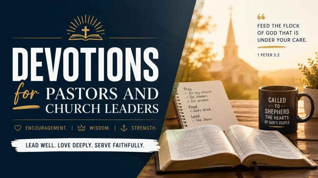 devotions for pastors and church leaders