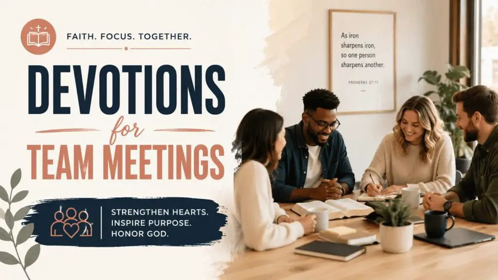devotions for team meetings