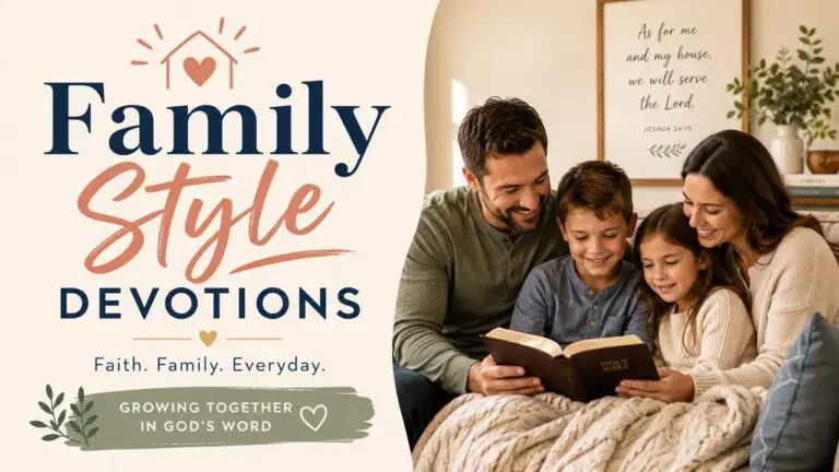 Family Style Devotions for Meaningful Time With God
